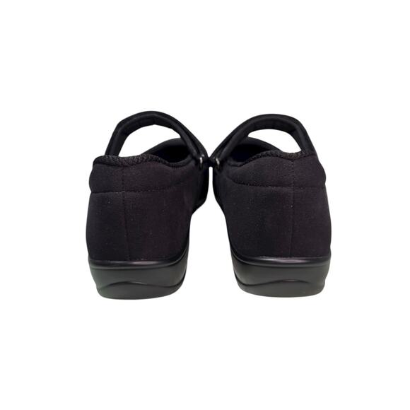 Orthofeet Women's Springfield Stretchable Black Mary Janes Shoes Sz 10.5 WIDE - Picture 3 of 10